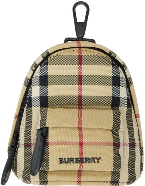 fake burberry keychain|Burberry backpack keychain.